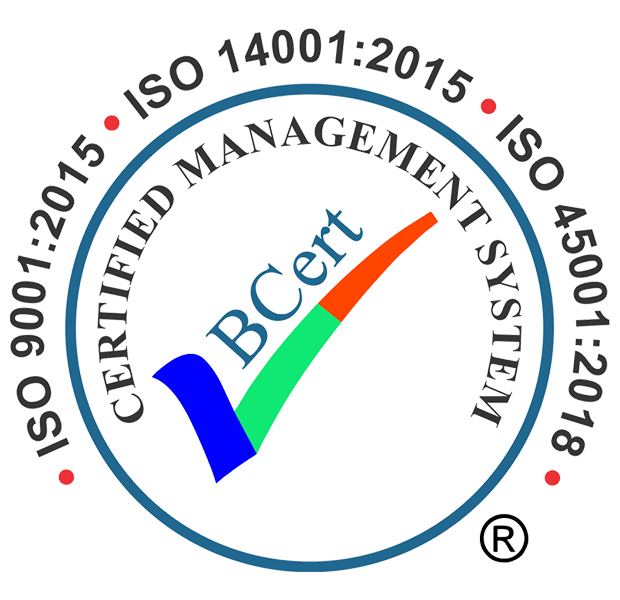 BCert Certified Management System ISO 9001, ISO 14001, ISO 45001